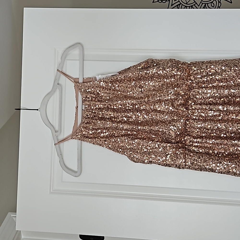 Gold dress